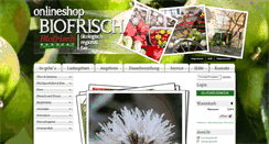 Desktop Screenshot of biofrisch-nordost-shop.de